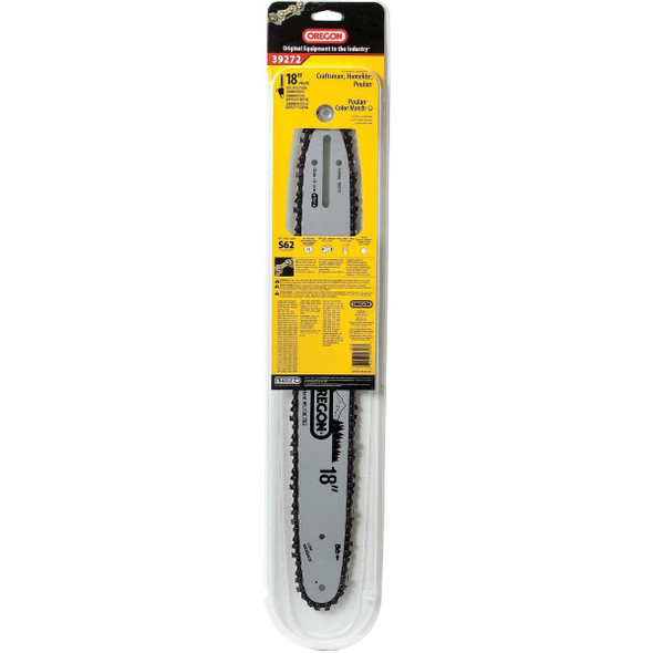 39272 Oregon AdvanceCut 18 In. 62 Drive Links Reversible Bar & Chain Replacement Combo