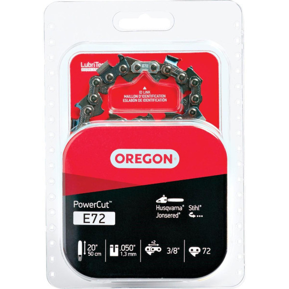 E72 Oregon PowerCut E72 20 In. Chainsaw Chain