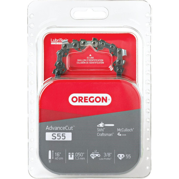 S55 Oregon AdvanceCut S55 16 In. Chainsaw Chain