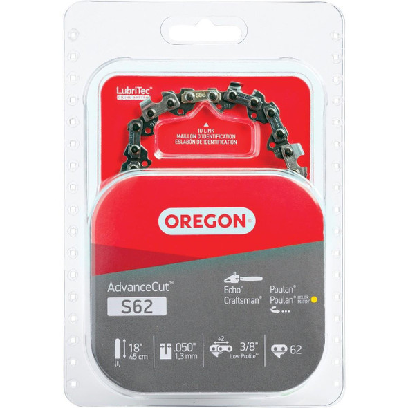 S62 Oregon AdvanceCut S62 18 In. Chainsaw Chain