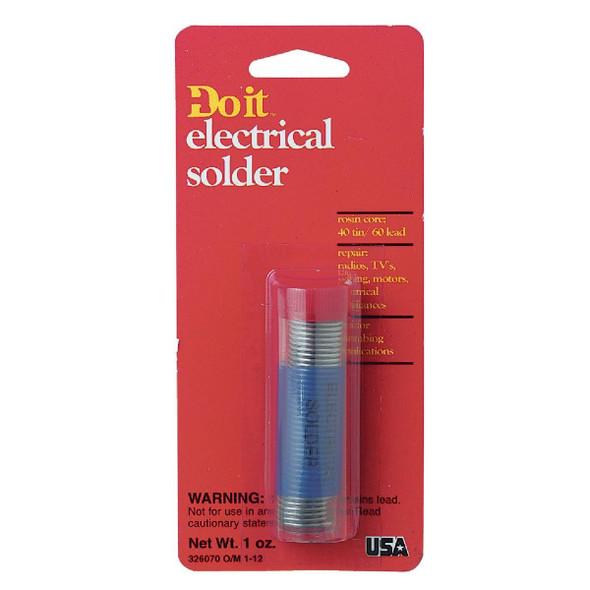 53035 1 oz. Rosin 40% Tin, 60% Lead Solder