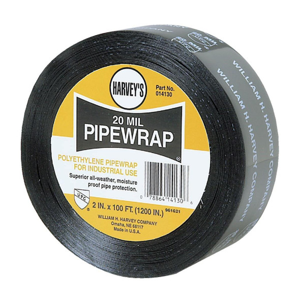 014130 Harvy 2 In. W. X 100 Ft. L. X 20 Mil. Thick Pipe Wrap