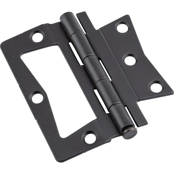 N830438 National 3-1/2 In. Oil Rubbed Bronze Surface-Mounted Door Hinge (2-Count)