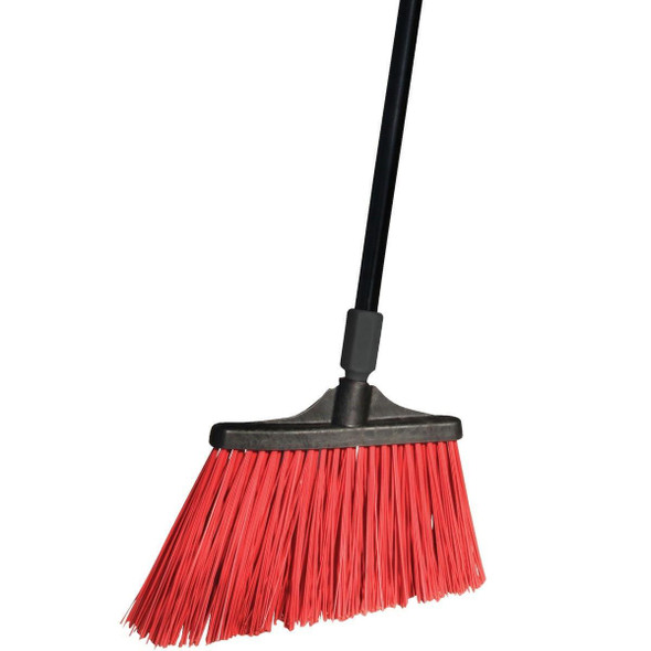 6420 O-Cedar MaxiStrong 13 In. W. x 56 In. L. Metal Handle Angle Household Broom
