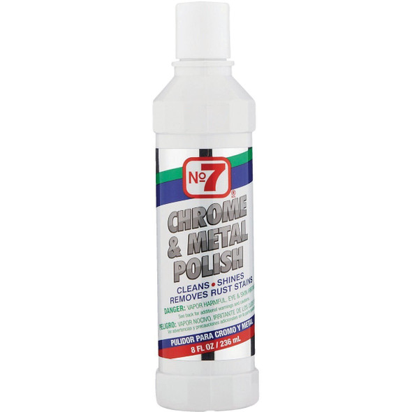 10120  NO. 7, 8 Oz. Liquid Metal and Chrome Polish