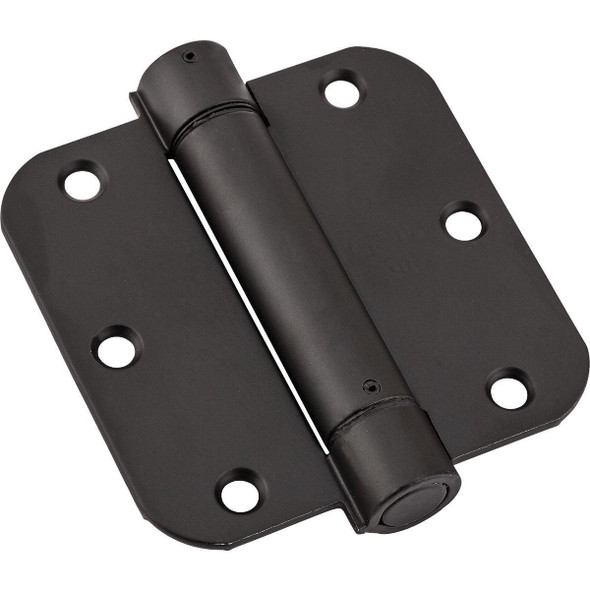 N350884 National 3.5 In. Oil Rubbed Bronze 5/8 In. Radius Spring Door Hinge