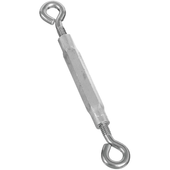 N221838 National 1/4 In. x 7-1/2 In. Stainless Steel Eye & Eye Turnbuckle