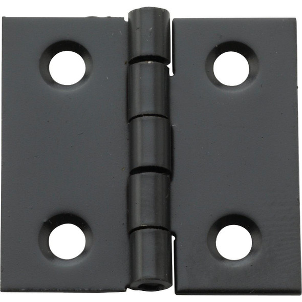 N211019 National 1 In. X 1 In. Oil Rubbed Bronze Broad Hinge (4-Pack)
