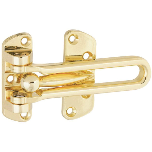 N199679 National Polished Brass Decorative Door Security Guard