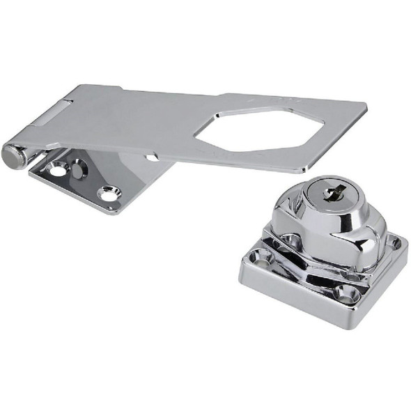 N183780 National 4-1/2 In. Keyed Different Hasp Lock