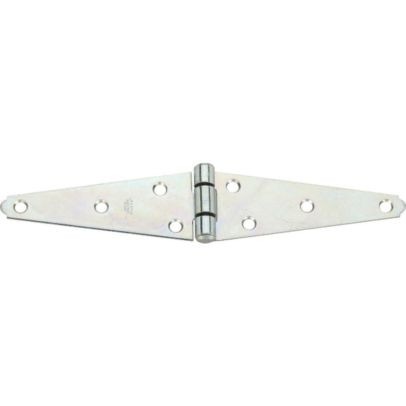 N128017 National 1.85 In. x 5 In. Zinc Heavy-Duty Strap Hinge