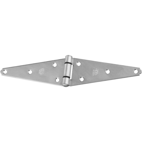N128074 National 2.43 In. x 6 In. Zinc Heavy-Duty Strap Hinge