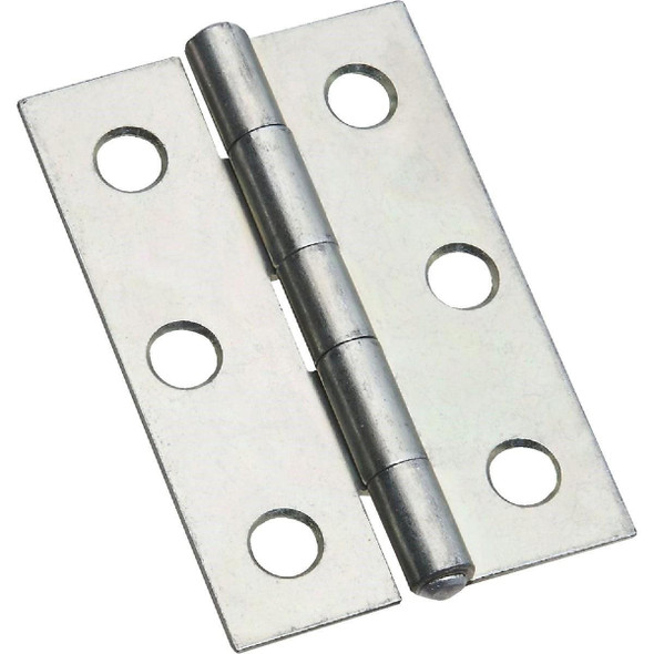 N146258 National 2-1/2 In. Zinc Tight-Pin Narrow Hinge (2-Pack)