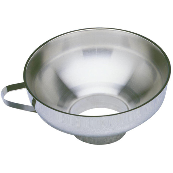 248 Norpro 4 Oz. Stainless Steel Wide Mouth Funnel with Handle