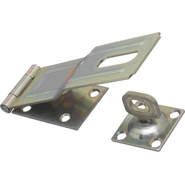 N102962 National 6 In. Zinc Swivel Safety Hasp