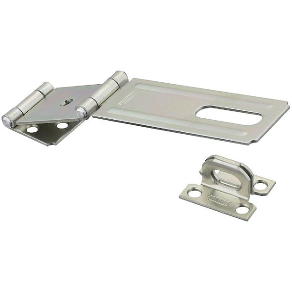 N103291 National 4-1/2 In. Double Hinge Zinc Hasp