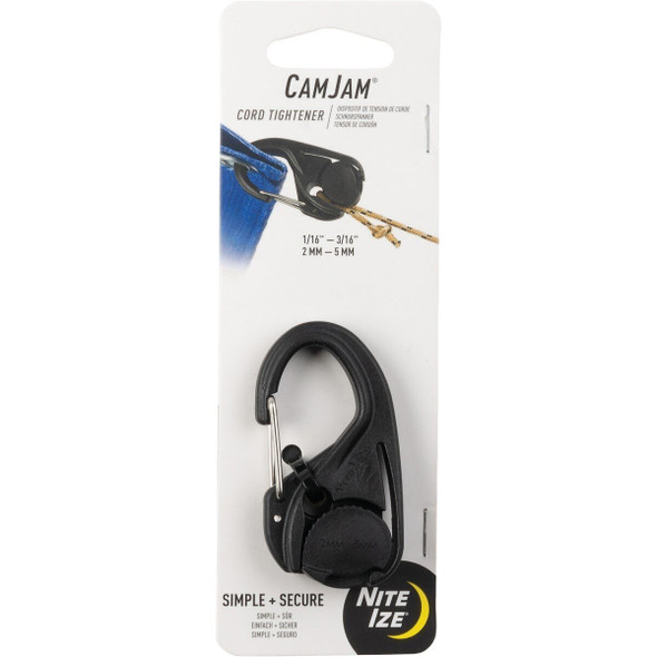 NCJ-01-R3 Nite Ize CamJam Plastic with Stainless Steel Gate Rope Tightener