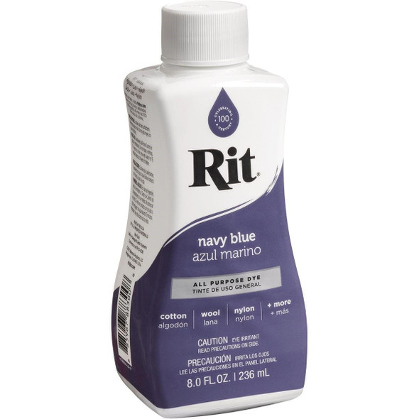 88300 Rit Navy Blue 8 oz Liquid Dye