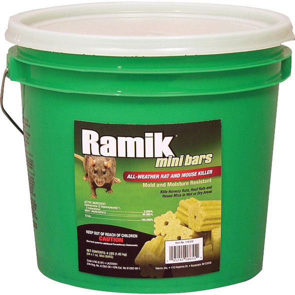 116332 Ramik Bar Rat And Mouse Poison (64 per Pail)