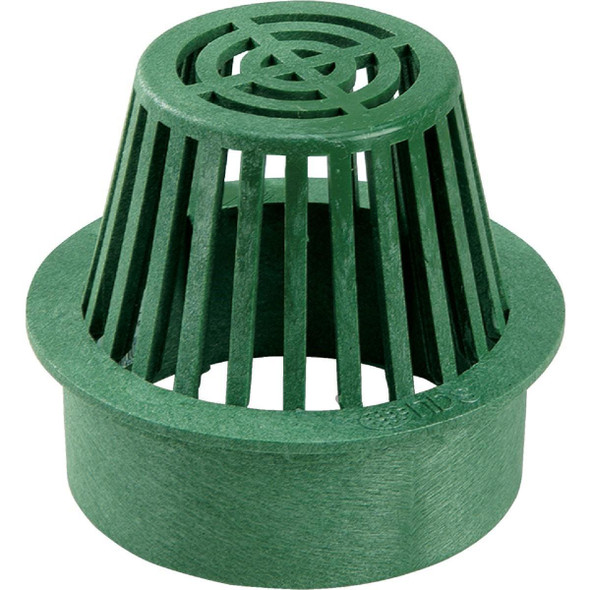 80 NDS 6 In. Green Structural Foam Polyethylene Atrium Drain Grate