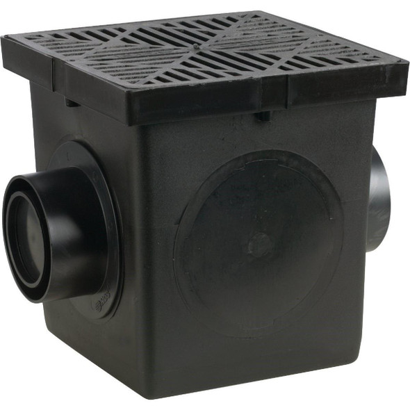 900BKITRTL NDS 9 In. x 9 In. Black Square Catch Basin