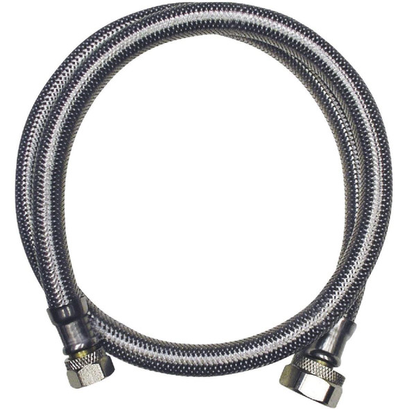 496-000 3/8 In. C X 1/2 In. F X 9 In. L Stainless Steel Faucet Connector