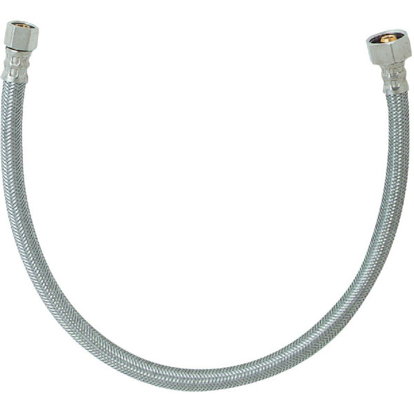 496-003DIB 3/8 In. C X 1/2 In. F X 20 In. L Stainless Steel Faucet Connector