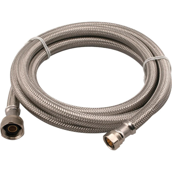 496-010 3/8 In. C X 1/2 In. F X 72 In. L Stainless Steel Faucet Connector