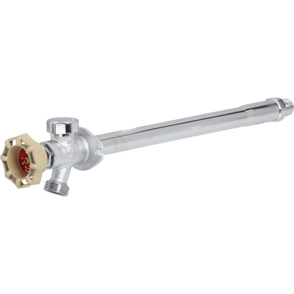 1104-595 ProLine 1/2 In. Push Fit x 8 In. Multi-Turn Valve Frost Free Wall Hydrant