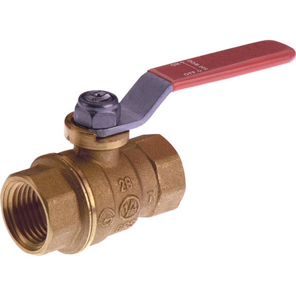 107-403NL ProLine 1/2 In. FIP Forged Brass Full Port Ball Valve