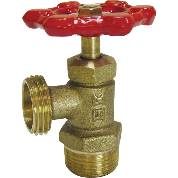102-004 ProLine 3/4 In. MIP x 3/4 In. Hose Thread Brass Boiler Drain