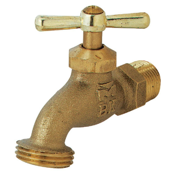 103-003 B & K ProLine 1/2 In. MIP X 3/4 In. Male Hose Thread Hose Bibb