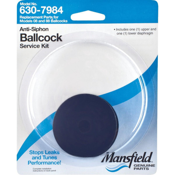 630-7984 Mansfield Anti-Siphon Ballcock Repair Kit for Models 08 and 88