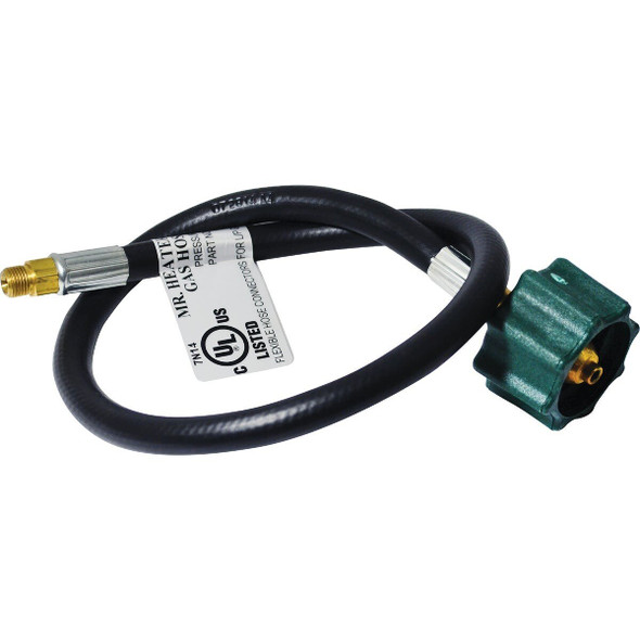 F271158-12 MR. HEATER 12 In. x 1/4 In. Inverted Male Flare x 3/8 In. Acme Nut LP Hose Assembly