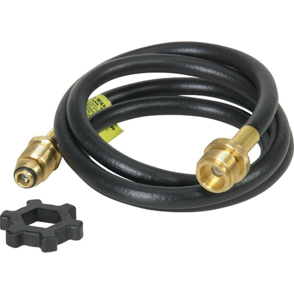 F273701 MR. HEATER 5 Ft. x Swivel 1 In.-20 Male Throwaway Cylinder Mr. Heater Buddy LP Hose Assembly