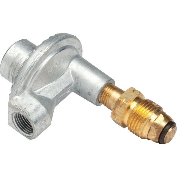 F273759 MR. HEATER 3/8 In. FPT x P.O.L. Low Pressure 90 Deg Angle LP Low-Pressure Regulator