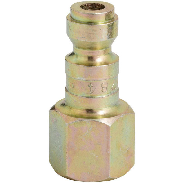 S-784 Milton 1/4 In. FNPT Steel-Plated T-Style Plug
