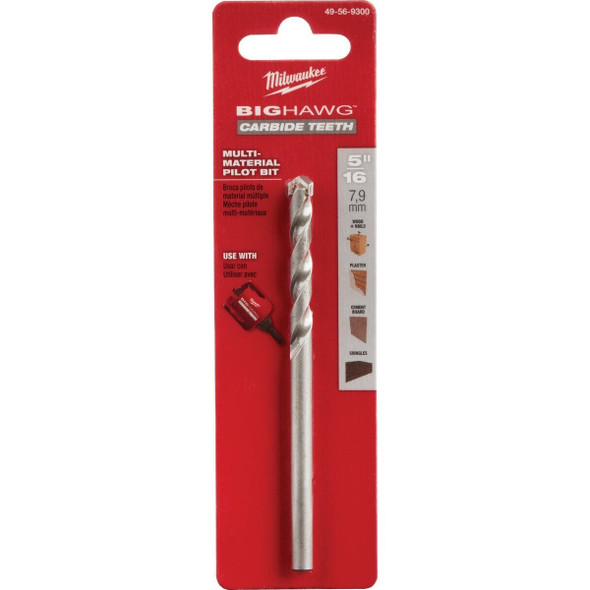 49-56-9300 Milwaukee BIG HAWG 5/16 In. x 4-1/2 In. Pilot Drill Bit