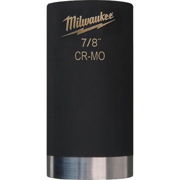 49-66-6127 Milwaukee SHOCKWAVE 3/8 In. Drive 7/8 In. 6-Point Deep Standard Impact Socket