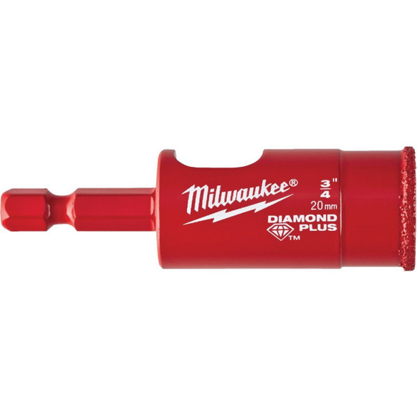 49-56-0515 Milwaukee 3/4 In. x 2-1/8 In. Diamond Glass & Tile Drill Bit