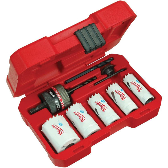 49-22-4006 Milwaukee HOLE DOZER Ice Hardened Bi-Metal General Purpose Hole Saw Set (9-Piece)