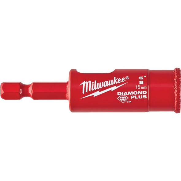 49-56-0513 Milwaukee 5/8 In. x 2-1/8 In. Diamond Glass & Tile Drill Bit
