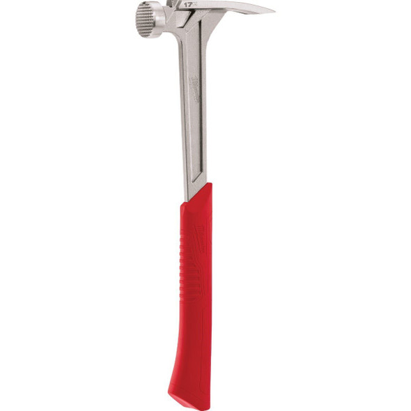48-22-9016 Milwaukee 17 Oz. Milled-Face Framing Hammer with Steel I-Beam Handle