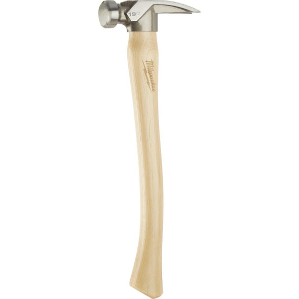 48-22-9519 Milwaukee 19 Oz. Smooth-Face Framing Hammer with Hickory Handle