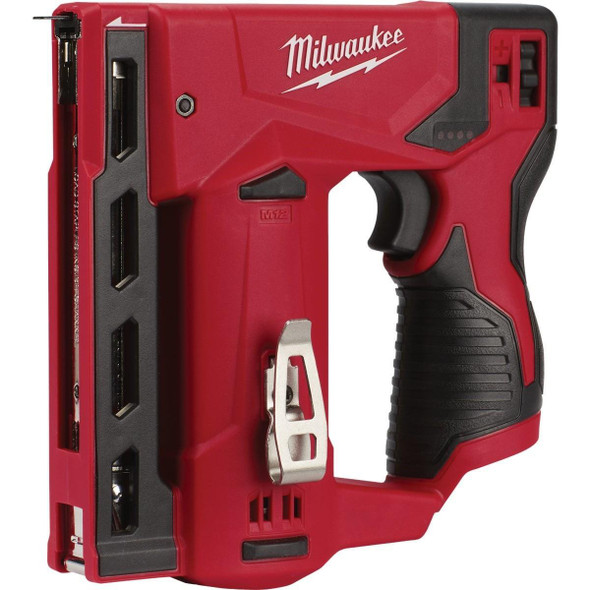 2447-20 Milwaukee M12 12 Volt Lithium-Ion 3/8 In. Crown Cordless Finish Stapler (Tool Only)
