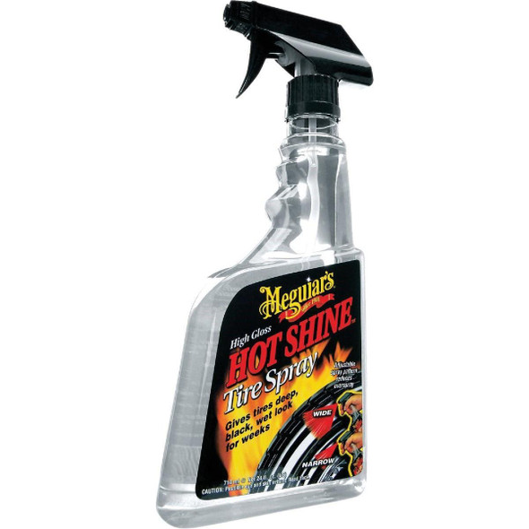 G12024 Meguiars Hot Shine High Gloss 24 Oz. Trigger Spray Tire Shine