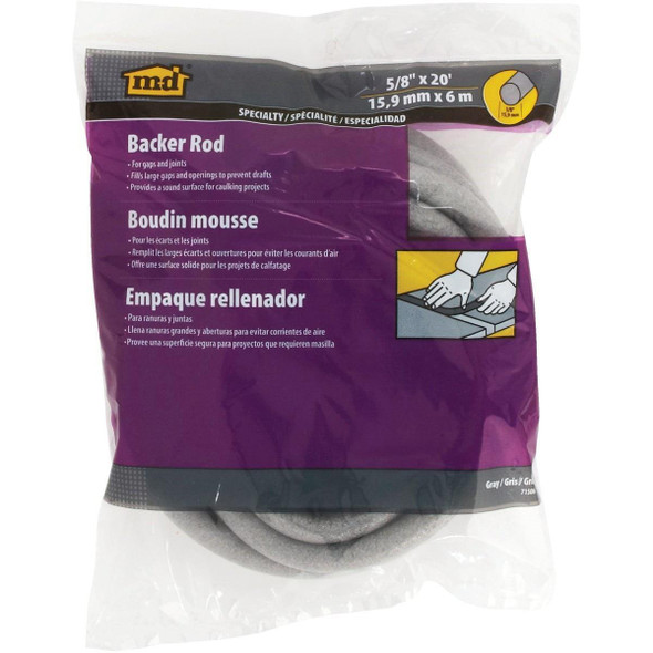 71506 M-D 5/8 In. x 20 Ft. Gray Backer Rod