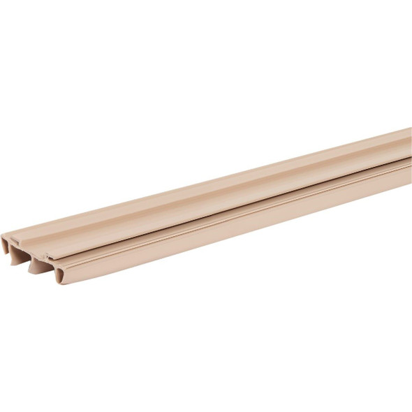 82594 M-D 1.75 In. W. x 0.50 In. H. x 35.75 In. L. Beige Vinyl Door Bottom with Vinyl Fins