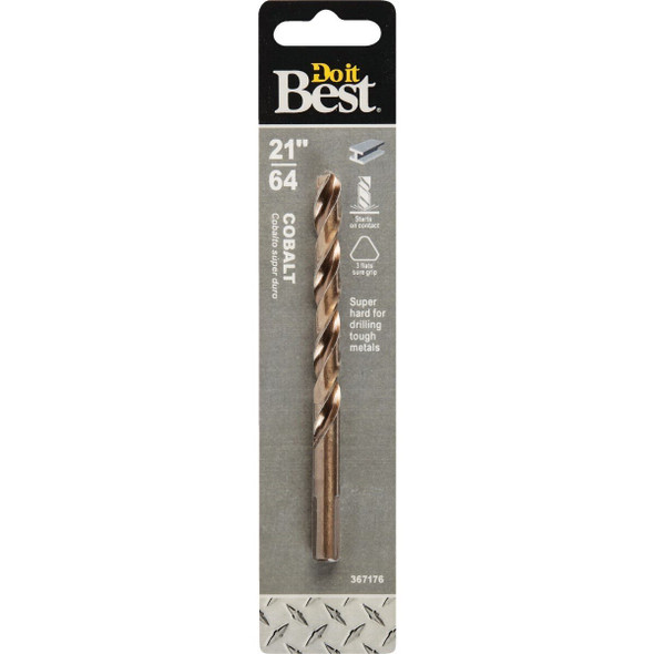 250461DB 21/64 In. Cobalt Drill Bit
