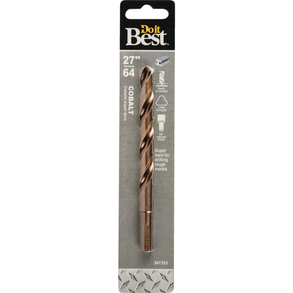 251001DB 27/64 In. Cobalt Drill Bit